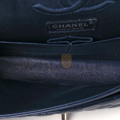 シャネル イリデッセントカーフスキン キルティング ミディアム ダブルフラップ 1165123 (25*15*6cm)