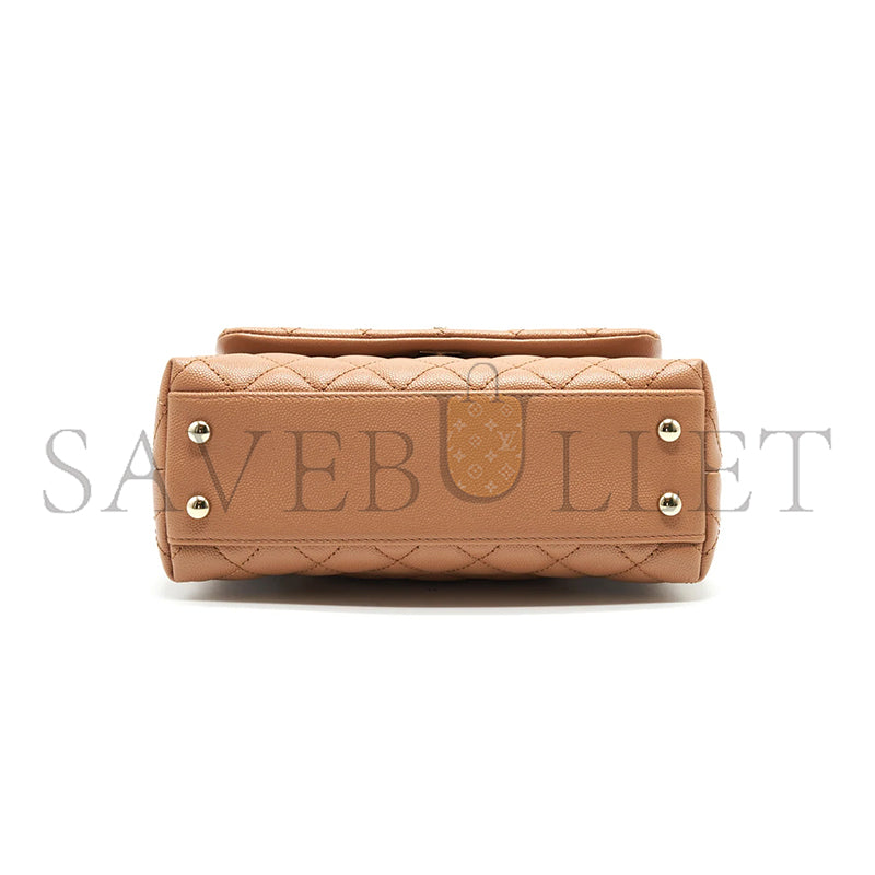 シャネル マスター キャビア キルティング ミニ ココハンドル フラップバッグ A92990 (23*15*9cm)