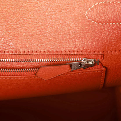 ヴィンテージ エルメス バーキン 35 パルシュマン トゴ＆レオパード トロイカ パラジウム金具