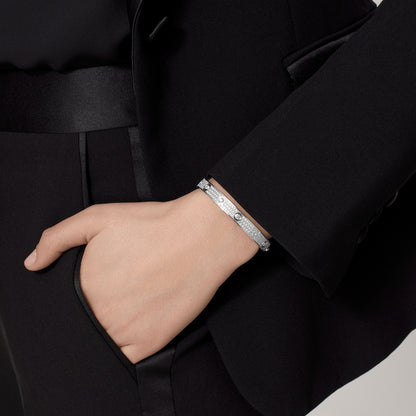 ラブブレスレット、ダイヤモンドパヴェ