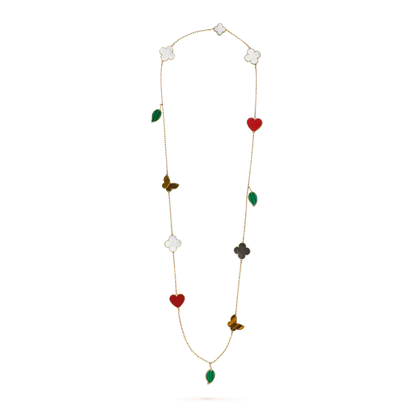 ヴァン クリーフ＆アーペルのラッキー アルハンブラ ロングネックレス（12種類の模様）の新着商品