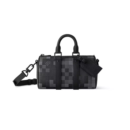 キーポル バンドリエール 25 バッグ ブラック ダモフラージュ ブラック キャンバス M14919 – LW413