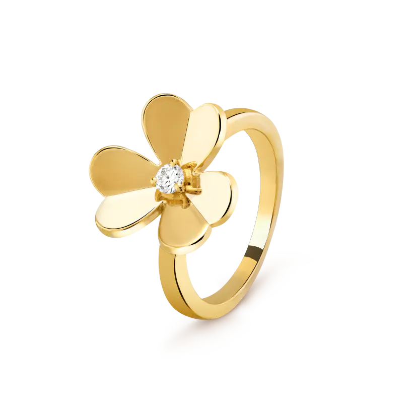 ヴァン クリーフ＆アーペルのフリヴォル リング（シングルフラワー、スモールスタイル）の新着商品