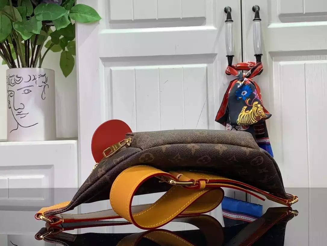 ラッシュ バムバッグ ブラウン モノグラム キャンバス M14019 – LW222