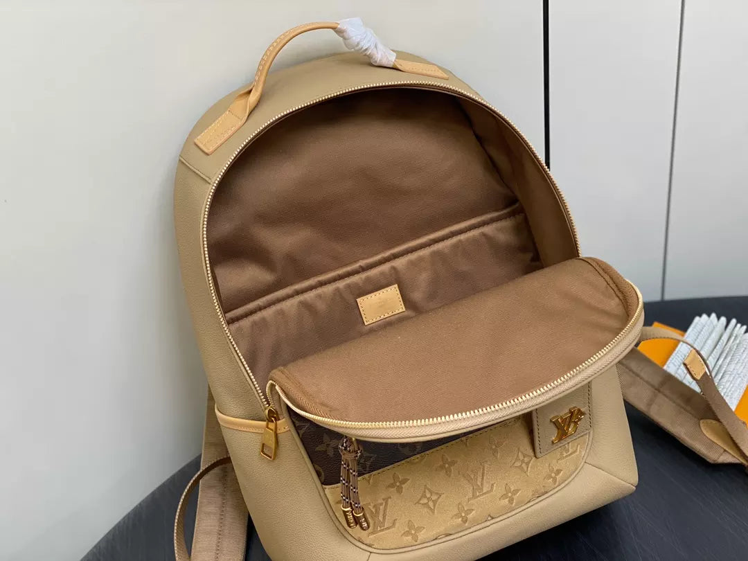 ルイ・ヴィトン アウトドア バックパック ベージュ 牛革 – LW149