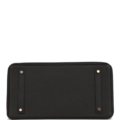 エルメス バーキン 35 ブラック トゴ ローズゴールド金具