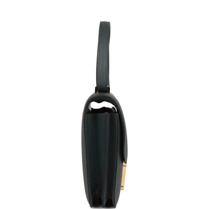 エルメス コンスタンス 18 ブルーオラージュ エプソンゴールド金具