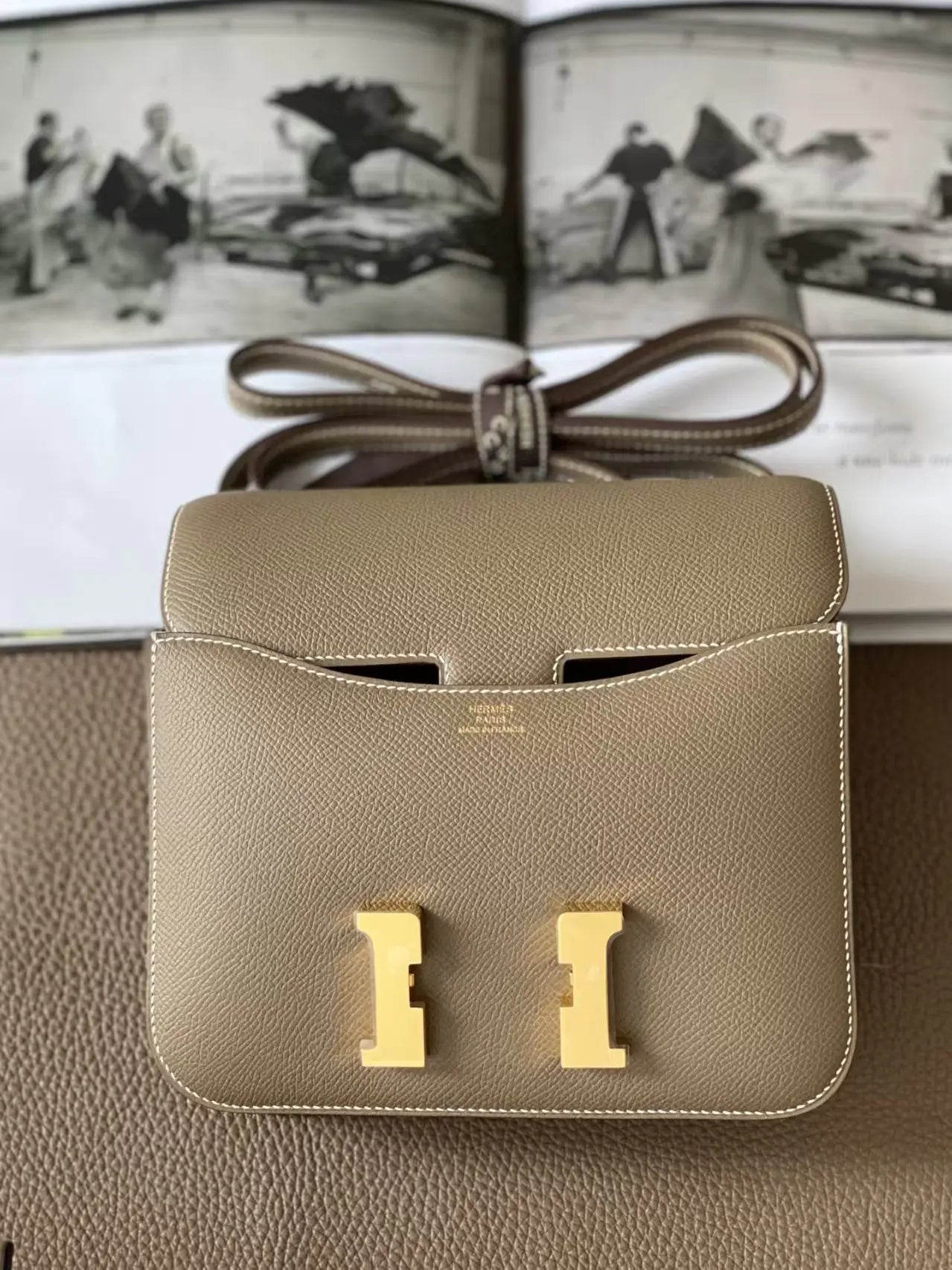 エルメス コンスタンス 18 エトゥープ エプソン ゴールド金具