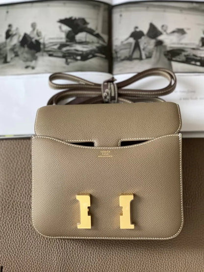 エルメス コンスタンス 18 エトゥープ エプソン ゴールド金具