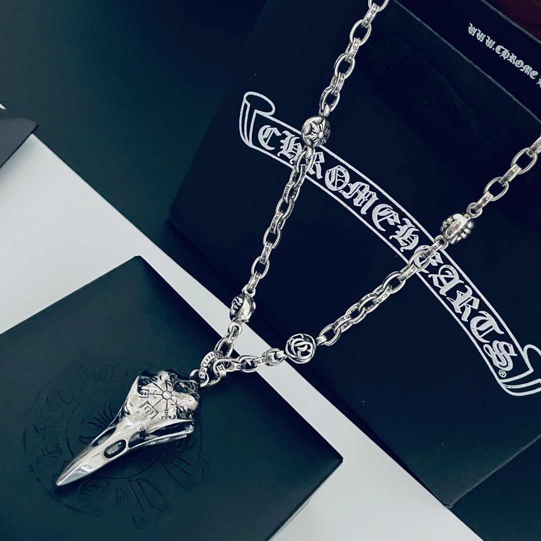 【CHROME HEARTS】クロムハーツ、新しいネックレス万能シンプルファッションオーナメント