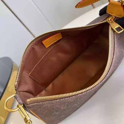 XL ブラウン モノグラム ダストキャンバス アクセサリーポーチ M11623 – LW435