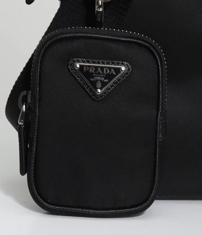 PRADA ☆ナイロンxサフィアーノレザー クロスボディバッグ